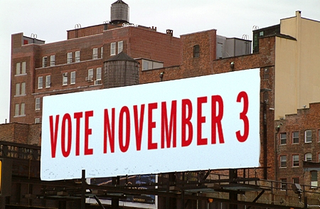 A billboard erected by the Baltimore County Black Republicans for Maryland.